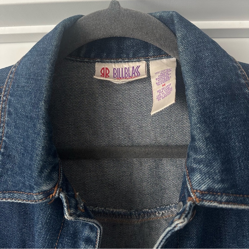 Vintage Bill Blass Dark Denim Jacket - Picture 2 of 5